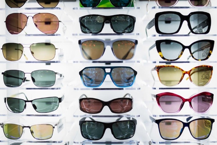 Sunglasses on display